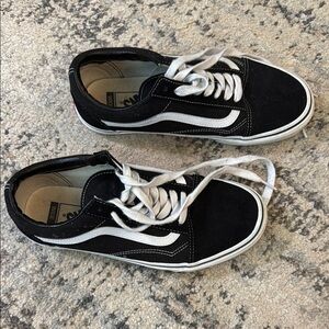 Vans Black and White Sneakers